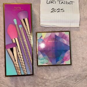 Tarte Makeup Brush Set with Colorful Handles